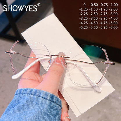 Model 692 Blue Light Glasses Oversize Optical Lenses For Women Computer Clear Eyeglass Custom Prescription Fashion Decorative Zero Eyewear