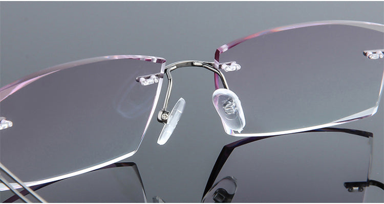 Model DG201 Gentleman Men Myopia Glasses Business Style Anti Blue Light Titanium Eyeglasses Custom Cylinder Prescription Computer Ti Eyewear